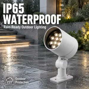 DMX512 RGBW Outdoor IP65 LED Spot Light 3W 48W AC85 265V DC24V Exterior Landscape Spotlight for Pillar and Facade Lighting