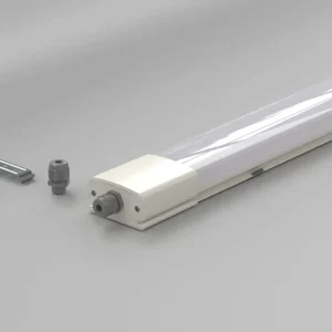 DOB Linkable LED Tri Proof Light Motion Sensor IP65 Weatherproof Batten Fitting 3300-5500lm Industrial LED Lighting for Lab
