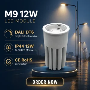 DT6 Single Color IP44 GU10 COB LED Module 3500K Warm White Factory Direct Sale Downlight OEM ODM