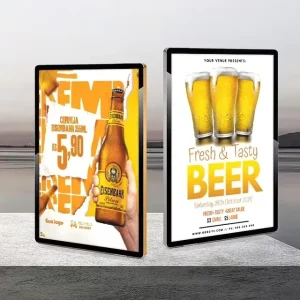 DX-5-9 A1 A2 A3 A4 Customized Advertising Ultra Thin Aluminum LED Light Boxes 5000 Lumens Super Bright Rectangle Menu