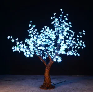 Decor 1.5m LED Cherry Blossom Trees Handmade Light Cold White Tree Indoor Outdoor Home Office Party Wedding