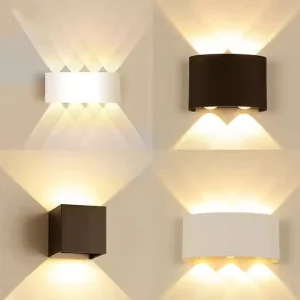 Decorative Light Fixtures Home Bedroom Mounted LED Wall Lamp Aluminum