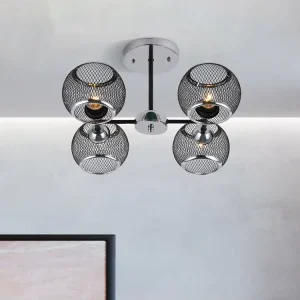 Decorative Modern Indoor Lamp Home Restaurant Chrome Iron Chandelier Pendant Lights