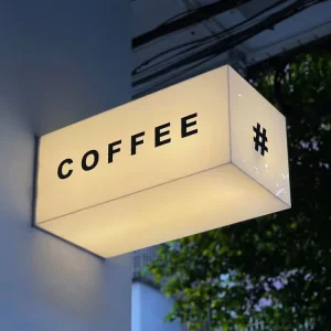 Design LED Advertising Light Box Logo Double Sided Acrylic 3D LED Advertising Light Box