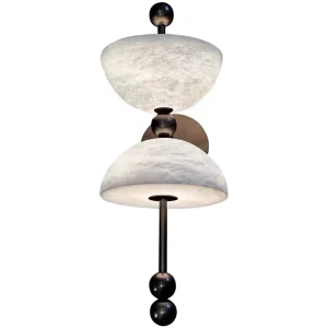 Designer Model House Sales Office Spanish Marble Wall Lamp Bedroom Living Room Hallway Hotel Luxury Background Balcony