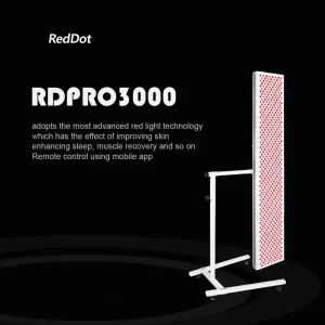 Desktop 5-Wavelength High Power Density LED Therapy Panel with Stand Red and Infrared Light Therapy for Pain Relief