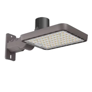 Die Cast Aluminum Black Finish AC LED Energy Saving Outdoor Parking Lot Flood IP65 Rating 50000 Hours Lifespan