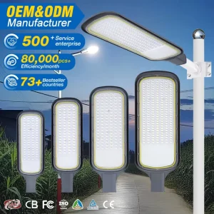 Die Casting Aluminum IP66 Outdoor 50W 100W 150W 200W 3030 SMD DOB Led Street Lamp