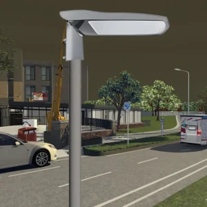 Die cast Aluminum Alloy IP65 Commercial High Efficiency LED Street Lights 100W AC200-260V Remote Control CE Certified Outdoor