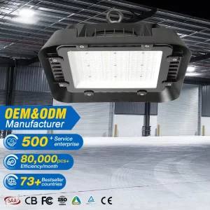 Die-cast Aluminum Gymnasium Exhibition Hall Warehouse SMD 3030 100w 150w 200w Led Highbay Light