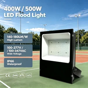 Die cast Aluminum LED Flood Light 400W 500W Energy Saving IP66 Waterproof Outdoor Stadium Flood Lights