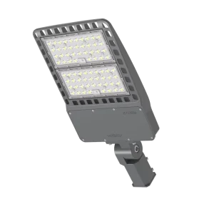 Die-casting Aluminum IP65 Waterproof 5000K Daylight LED Shoebox Light Housing 100W-300W Road Parking Lot Outdoor