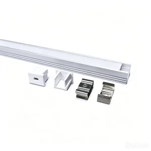Diffused ABS Cover Interior Wall Lighting 6000 Series Square LED Linear Profile Housing Aluminum Channel