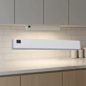 Dimmable 3 CCT Adjustable Up Down Lighting Aluminum Wall Mounted IP44 LED Linear Light Fixture for Bathroom Vanity Cabinet