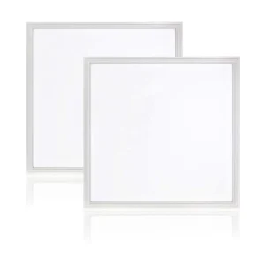 Dimmable 48W 4100K Commercial Grade 2×2 LED Light Panel 600×600 Ceiling Panel Industrial Design Style Aluminum for Office Use