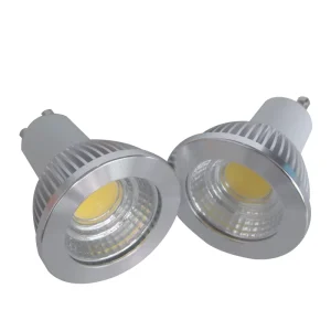 Dimmable Aluminum LED Spotlight GU10 5W 110 240V Ra>90 CRI Living Room Use Replaces Halogen Bulbs