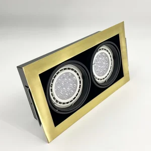 Dimmable LED Downlight Ceiling Lamp Golden Anti Glare Spotlight for Indoor Lighting AC220V Modern Design Style