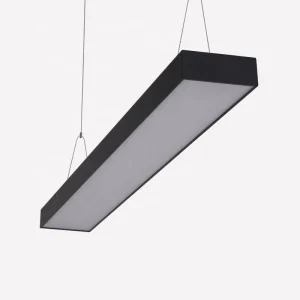Dimmable LED Linear Light 1200mm X 160mm 100lm/W Suspended Hanging Pendant for Office Commercial