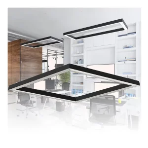 Dimmable Linkable Suspended Light Linear Office Led 3000k Hanging Lamp Shop Pendant Supermarket Linear Lamp