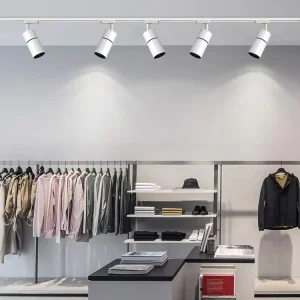 Dimmable Modern Aluminum Supermarket Shopping Mall Magnetic Rail Surface Installation 12Watt COB LED Track Light