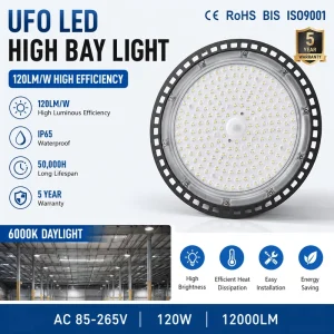 Dimmable UFO Supermarket Lamps Industrial Lights Workshop Factory Workshop Warehouse High Bay Light
