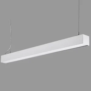 Dimmable Up Down Double Side Emitting Profile LED Linear Chandelier Pendant Light