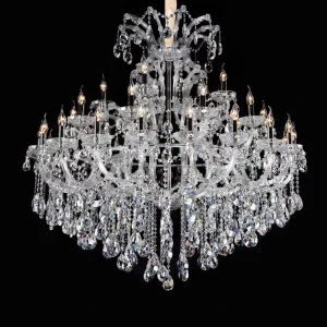 Direct Factory Customize Fancy Lights K9 Crystals Candle Crystal Chandelier Pendant Lights for Event Wedding Party Decoration