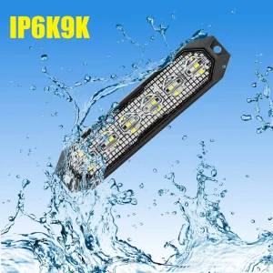Direct Factory ECE R65 3W LED Strobe Light Single Double Color LED Grill Light in Amber Red Blue Green 12V 24V White for Cars
