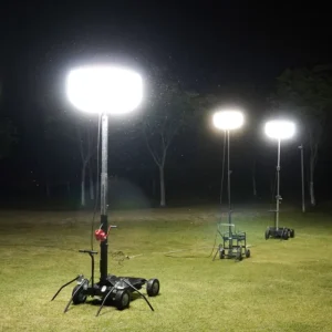 Direct Factory Sale AC Powered 1000W IP65 Rated 360 Beam Angle White Industrial LED Lighting Tower Balloon 3 Year Warranty CRI