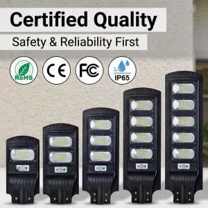Direct From Manufacturer Super Bright 100W 200W 300W 400W 500W IP65 Outdoor Solar LED Street Lamp