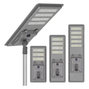 Direct Supply Source Options 300W High power LED Streetlight 8M 60Ah Battery Aluminium Housing LED Solar Streetlight