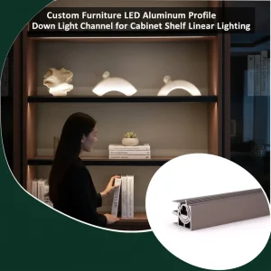 Display Cabinet LED Aluminum Profile Channel for Wine Cabinet Shelf Linear Lighting Solution YB1002 33