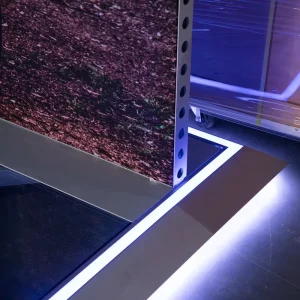 Display LED Trade Fair System Aluminum Lighting Expo Stand Lamp Panel Outdoor Tempered Laminated Glass for Floor