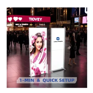 Display Light Box Display Box Fabric Tension Frame Stand Espositore Panneau D’affichage Caixa De Luz Light Box