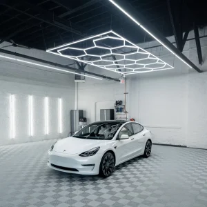 Diy Hexagon Led Light Workshop Customized Size Car Detailing Lights for Car Wash Shop Garage Lighting Parking Garage Luminaires