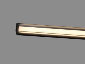 Double Diffuser LED Profile Light with Plastic Shade Dimmable for Cabinets Shelves Bathroom Mirrors Retail Displays YB1037 25