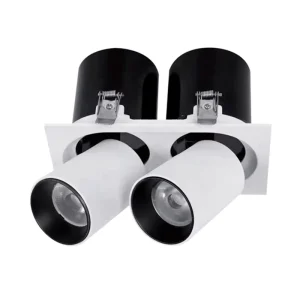 Double Head 25w*2 Rectangular Spotlight COB Ceiling LED Spot Down Light Project Recessed Downlight
