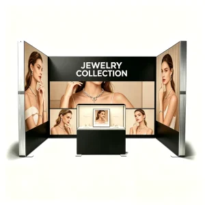 Double Sided Freestanding Illuminated Light Box Booth with Frameless High Definition Graphics for Expo and Trade Show Booth