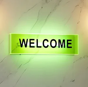 Double-Sided LED Light Box Custom Advertising Lightbox with Modern Design Aluminum Frame for Indoor Storefront
