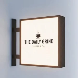 Double Sided Lightbox LED Light Signs Custom Signage Shop Sign Outdoor Lighting Logo Light Box