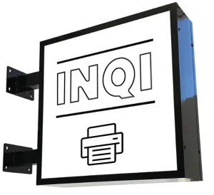 Double-Sided Luminous Square Waterproof DC 12V Customizable Advertising Light Box for Building