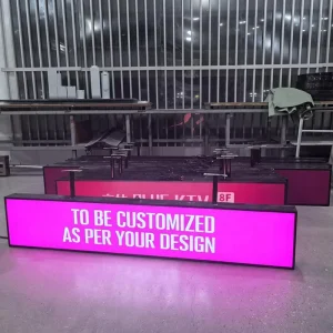 Double Sided Outdoor Custom UV Light Box Display for Advertising