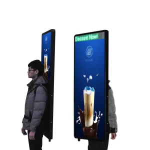 Double Sided Portable LED Advertising Screen Outdoor Aluminum Frame Rectangle Light Box for Marketing Business