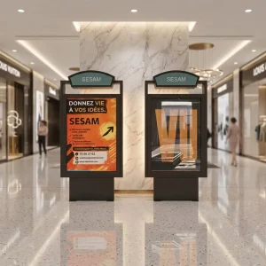 Double Sided Rectangle Aluminum Waterproof Indoor Outdoor Solar Advertising Light Box with Movable Advertising Board