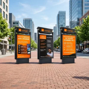 Double Sided Rectangle Aluminum Waterproof Indoor Outdoor Solar Advertising Light Box with Movable Advertising Board