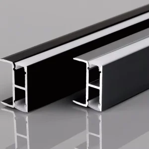 Double sided Luminous Spacer Plate Used Custom Aluminum Profiles for LED Strips Ceiling Linear Light Channel