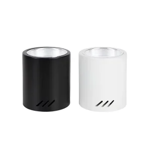 Downlight Aluminum Cylinder Ceiling Lamp 9W 12W 15W 18W 24W No Cutout LED Down Light 3000K 4000K 6000K Indoor Spotlight