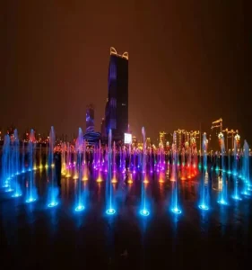 Dry Fountain Interactive Floor Fountain Custom Size Musical Fountain Dancing Water for City Squares and Commercial Plazas