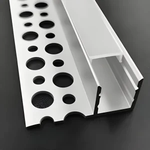 Drywall LED Aluminum Profiles 13mm Extrusion Channel Gypsum Plaster Embedded Seamless Strip Light for Ceiling Wall