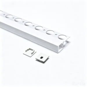 Drywall Recessed Installation LED Aluminum Channel Light Plaster Board Embedded Aluminum Profile With LED Strip Light